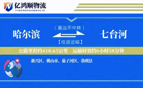 哈尔滨到七台河物流公司