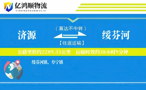 济源到绥芬河物流公司