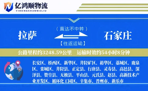 拉萨到石家庄物流公司