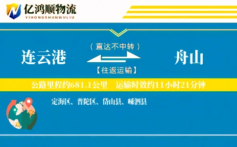 连云港到舟山物流公司