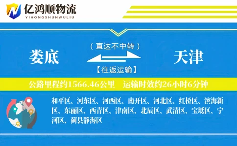 娄底到天津物流公司