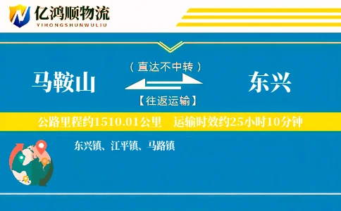 马鞍山到东兴物流公司