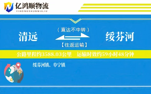 清远到绥芬河物流公司