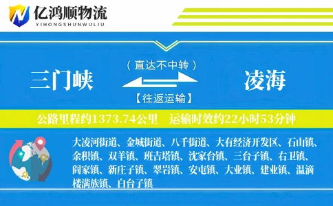 三门峡到凌海物流公司