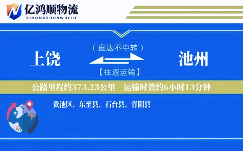 上饶到池州物流公司