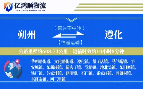 朔州到遵化物流公司