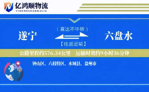 遂宁到六盘水物流公司