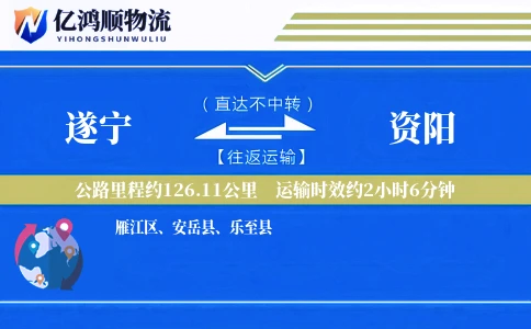 遂宁到资阳物流公司