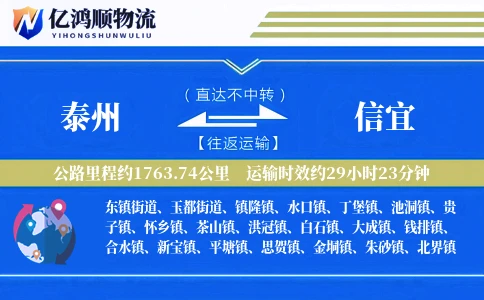 泰州到信宜物流公司