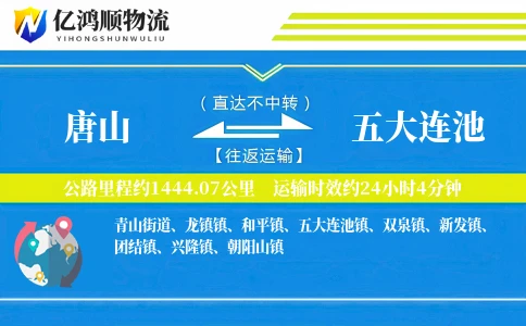 唐山到五大连池物流公司