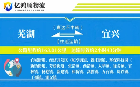 芜湖到宜兴物流公司