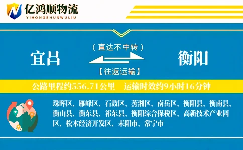 宜昌到衡阳物流公司