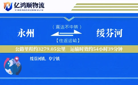 永州到绥芬河物流公司