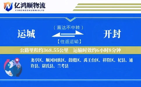 运城到开封物流公司