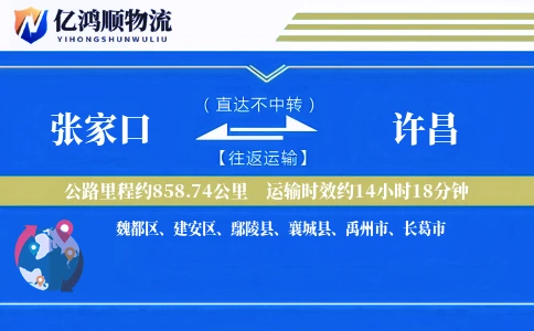 张家口到许昌物流公司