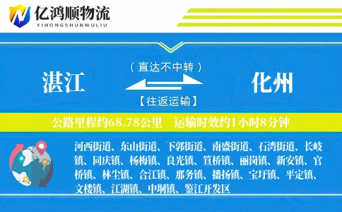 湛江到化州物流公司