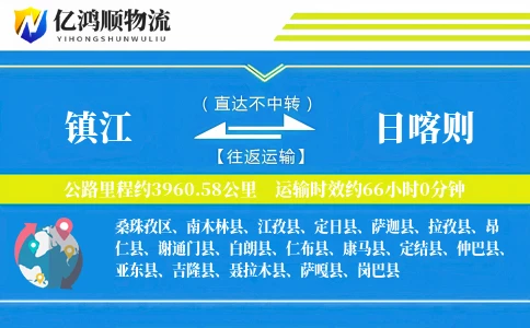 镇江到日喀则物流公司